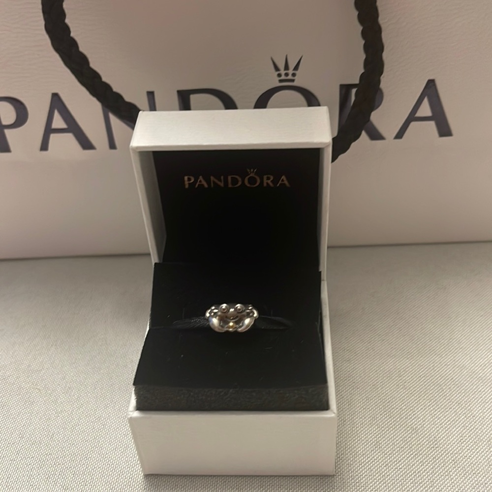 Pandora Charm Gold Happy Crab Nautical Bead